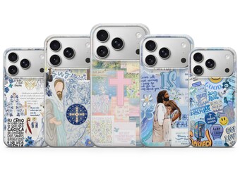 Bible Verse Phone Case  Christian Jesus Cover for iPhone 17 Pro Max, 17e, 15, 14, 13 & Samsung S26 Ultra, S25 FE, A57, A56, Pixel 10, 9A