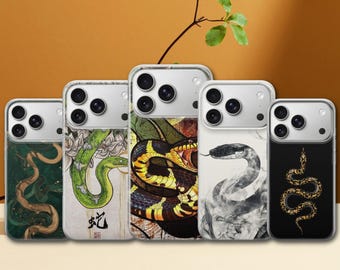 Snake Phone Case Snake Skin Reptile Cover for iPhone 17 Pro Max, 17e, 15, 14, 13 & Samsung S26 Ultra, S25 FE, A57, A56, Pixel 10, 9A
