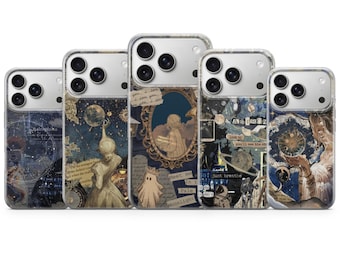 Stars Celestial Phone Case Astrology Cover for iPhone 17 Pro Max, 17e, 15, 14, 13 & Samsung S26 Ultra, S25 FE, A57, A56, Pixel 10, 9A