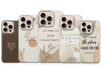 Christian Phone Case Psalms Cover for iPhone 17 Pro Max, 17e, 15, 14, 13 & Samsung S26 Ultra, S25 FE, A57, A56, Pixel 10, 9A