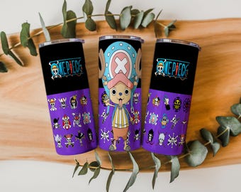 Pack OF 2 Anime Pirate Reindeer Tumbler Wrap – 20oz 30oz PNG, Sublimation Design (Digital Download)