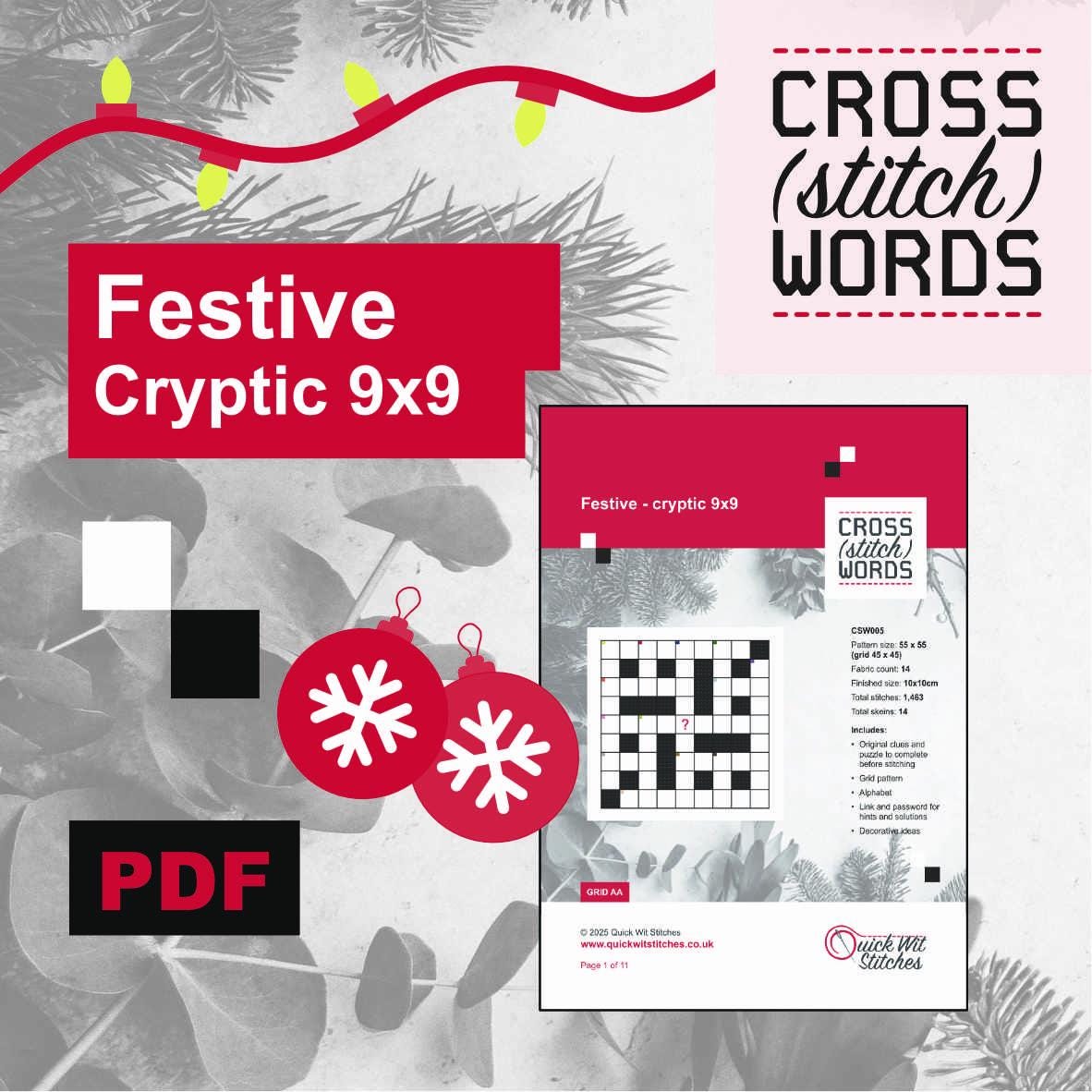 Cryptic Crossword - Etsy