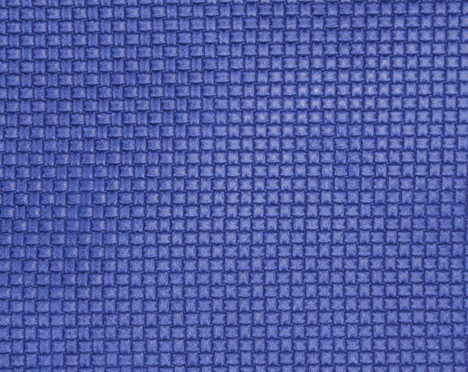 Leather 12"X12" Royal Blue Tiny squares Italian Cowhide 3 oz / 1.2 mm PeggySueAlso® E3174-01 plait