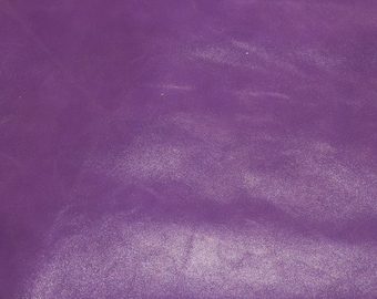 Fine Riviera 5"X11" Pull up effect AMEYTHST Purple with a slight sheen Cowhide Leather a softer richer Riviera 3 oz/1.2 mm E2933-11