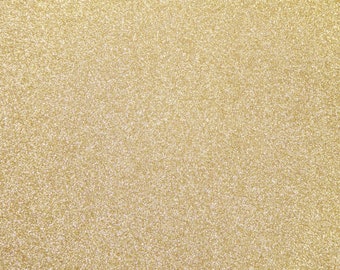 Fine GLITTER 8"x10" GOLD applied to beige Leather THiCK 5 oz/ 2 mm PeggySueAlso™ E4355-34