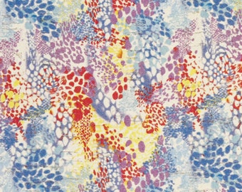 Cork 8"x10" KALEIDOSCOPE LEOPARD on Cork applied to Leather for body/strength Thick 5.5oz/2.2mm E5610-292