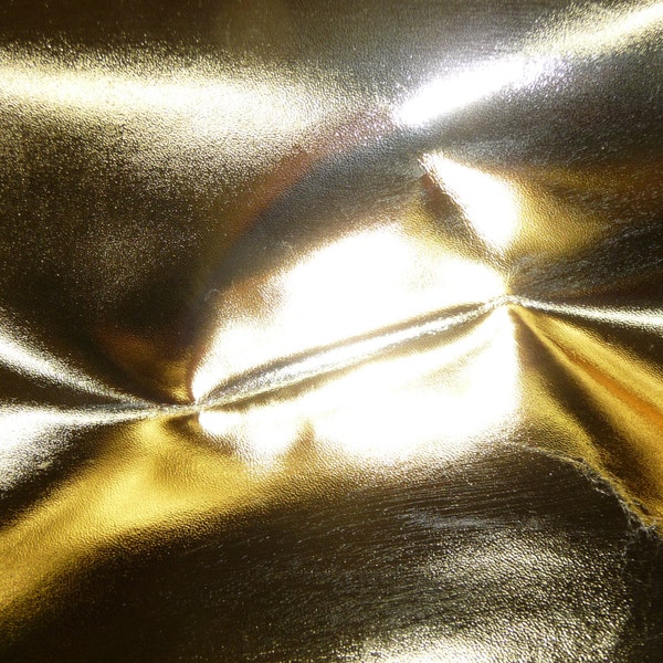 Smooth Metallic 2 pieces 4"x6" GOLD Foil Cowhide Leather new suppier 2.5-3 oz / 1-1.2 mm PeggySueAlso™ E2845-15 Full hides available