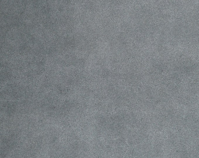 Suede Leather 12"x12" Dark Grey / Gray Suede Garment Grade Cowhide 3-3.5 oz / 1.2-1.4 mm PeggySueAlso® E2825-03