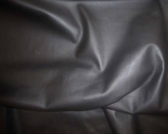 BOGO Plonge 8"x10" BLACK Garment grade Full grain thin Cowhide Leather  1.75-2.25 oz/0.7-1.1 mm PeggySueAlso® E2843-04