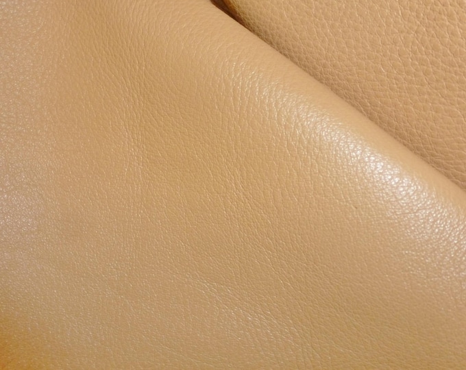 King 8"x10" OLD GOLD Full grain Cowhide Leather 3 oz / 1.2mm PeggySueAlso E2881-10  hides available