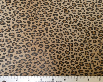 Leather 12"x12" TEENY TAWNY CARAMEL Cheetah Two Tone Leopard NoT hair on Cowhide 3.5oz /1.4 mm PeggySueAlso E6751-03