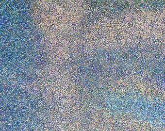 Sparkle 8"x10" Iridescent Halo on DENIM BLUE grain Cowhide Leather 3-3.25 oz / 1.2-1.3 mm PeggySueAlso® E7500-05