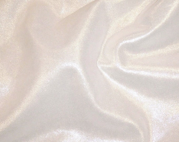 New lot Dazzle 3-4-5 or 6 sq ft Silver White PEARL Metallic Suede Cowhide Leather, Thicker 4oz/1.6 mm PeggySueAlso E8300-04 hides too