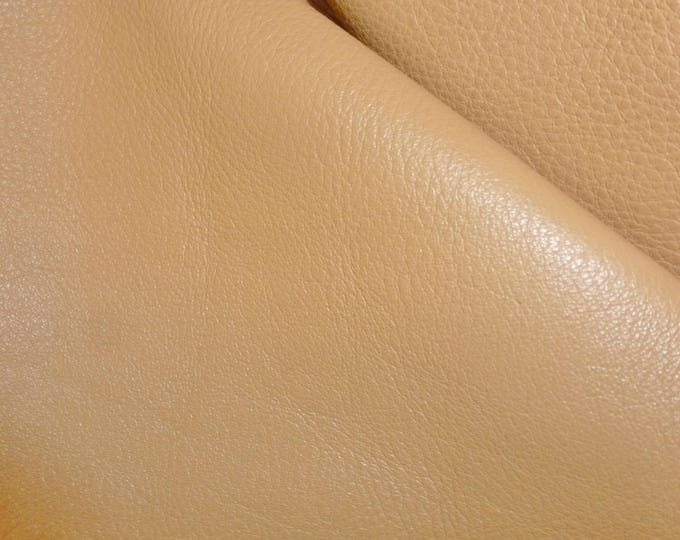 King 12"x12" OLD GOLD Full grain Cowhide Leather 3 oz / 1.2mm PeggySueAlso E2881-10  hides available