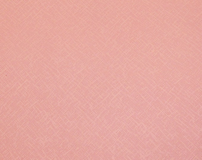 Saffiano 8"x10" DUSTY PINK Weave Embossed Cowhide Leather 2.5-3oz/ 1-1.2mm PeggySueAlso® E8201-10 hides available