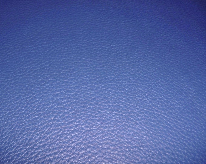 Imperial 12"x12" COBALT Royal Blue Finished Pebble Grain Thick Italian Cowhide Leather 3.5 oz/1.4 mm PeggySueAlso®  E3205-02