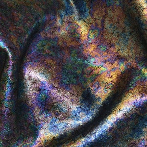 Vintage Crackle 12&quot;x12&quot; ANTIQUE MARBLED Green Purple Gold Blue Bronze Metallic on SUEDE leather 2.75-3oz/1.1-1.2mm PeggySueAlso® E2844-49