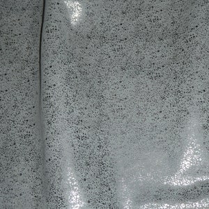 SPLATTER 12&quot;x12&quot; GUNMETAL Iridescent Metallic Splatter on Smoke Gray (see descripton) 2.75-3 oz/1.1-1.2 mm PeggySueAlso® E7900-08