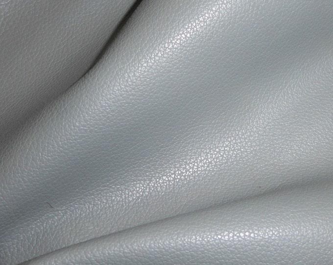 Divine 8"x10" LIGHT GRAY Top Grain Cowhide Leather 2.5 oz /1 mm PeggySueAlso E2885-08  hides available