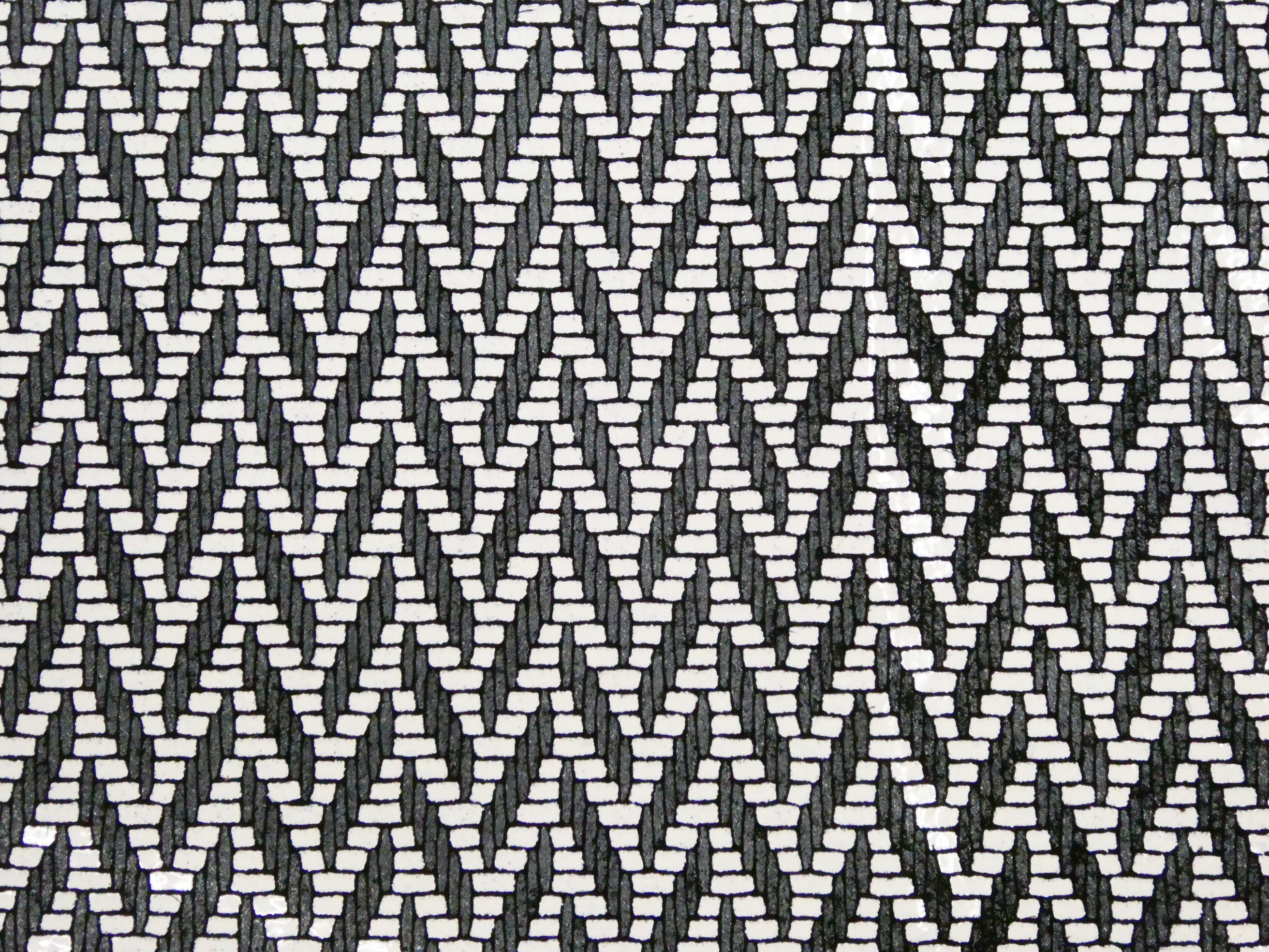 Leather 8"x10" Chevron CHARCOAL and WHITE Cowhide 3-3.5 oz …