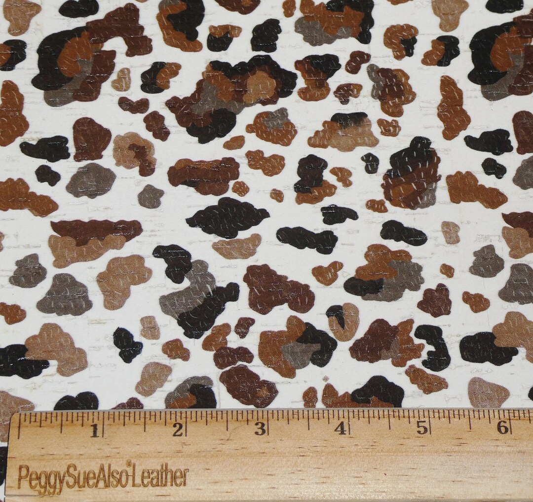 Cork 8x10 WESTERN COW Spotted With Several Shades of Brown Cork Backed
