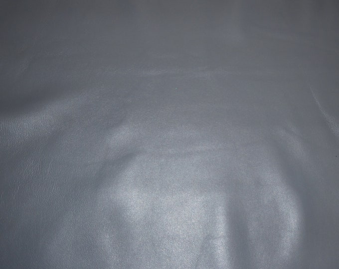 LAMBSKIN 3 or 4 sq ft Dark Gray, Italian incredibly soft, fine grain, Smooth Leather  2.25 oz/0.9 mm PeggySueAlso® E2805-16