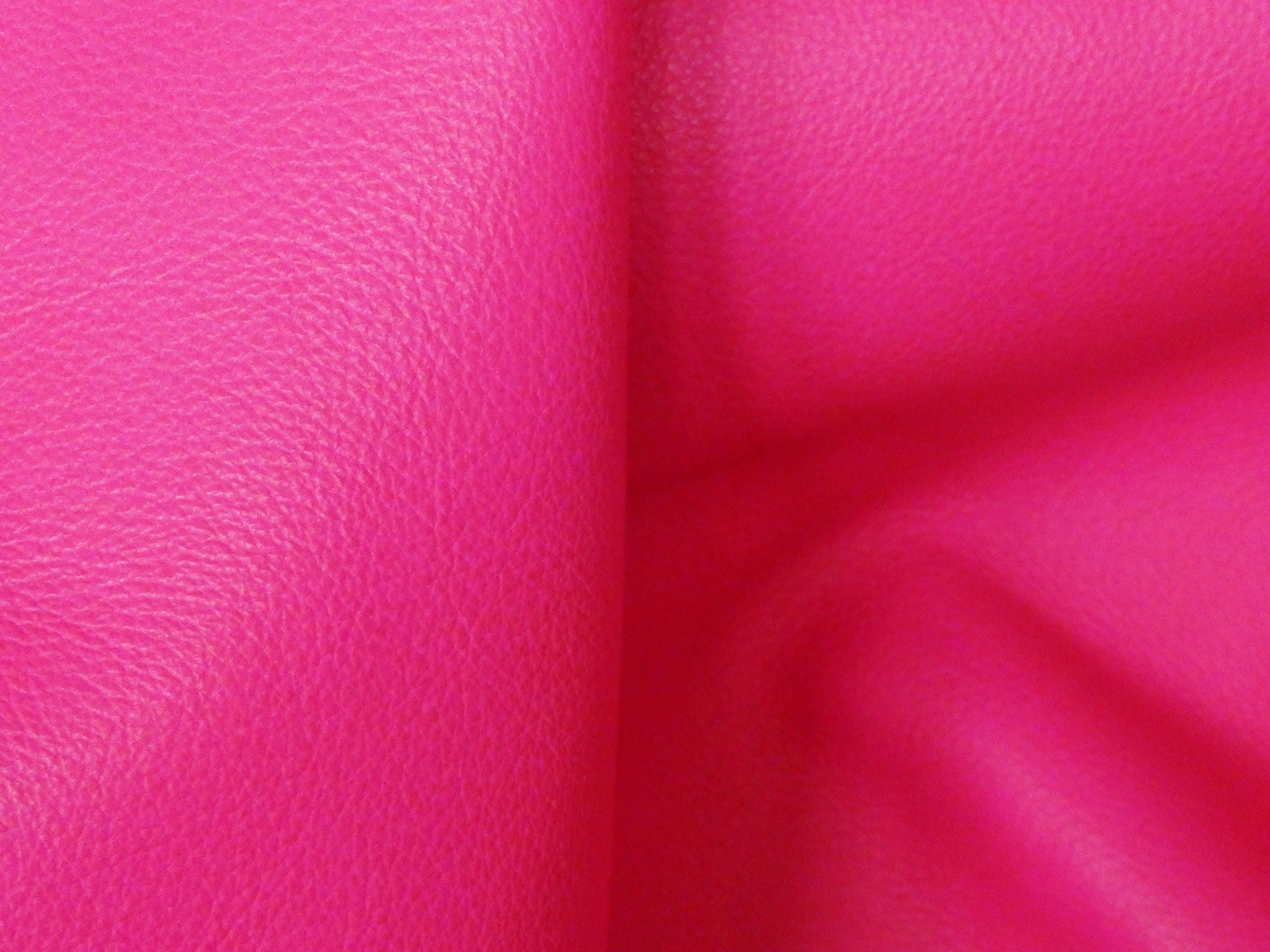 Neon 12x20, 10x24, 14x17 12x24 HOT PINK Soft Pebbled Cowhide