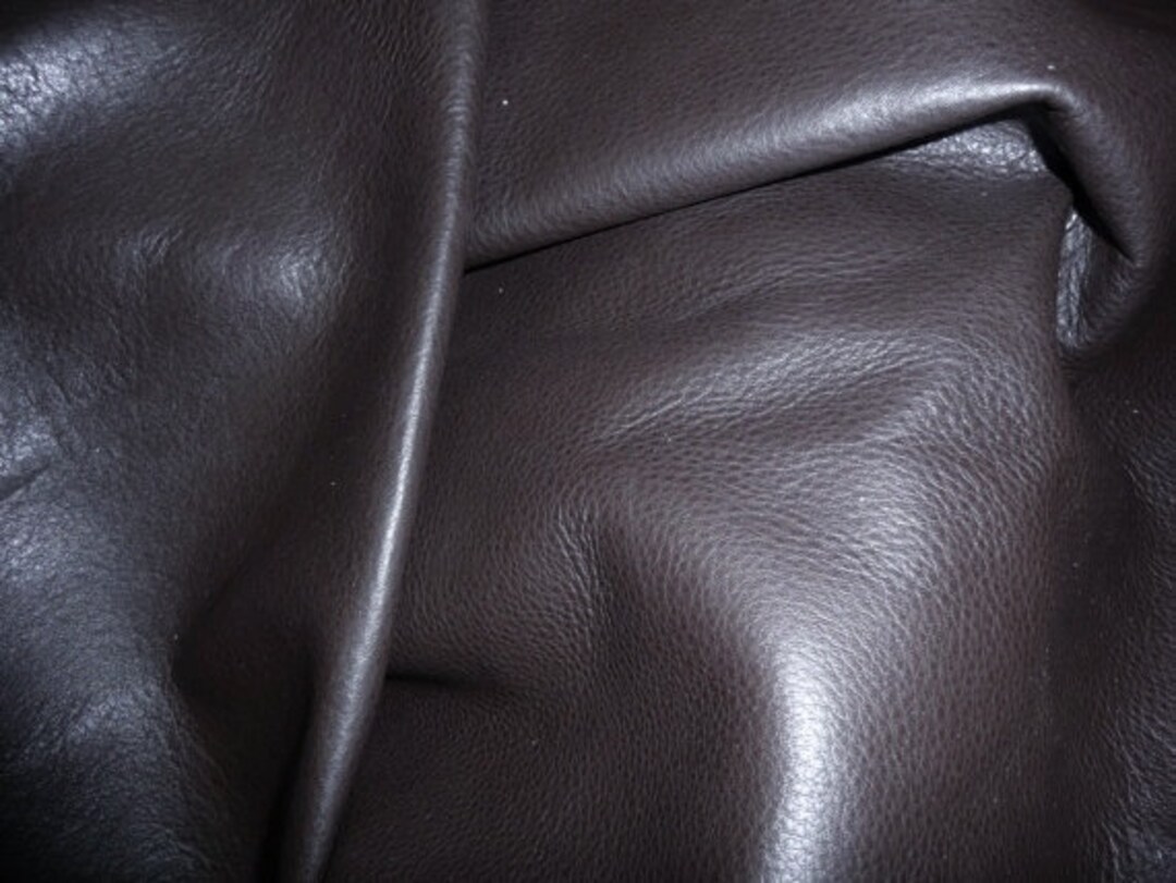 Leather 10 Sq Ft Soft Chocolate Brown Tanned to Feel Like Deerskin