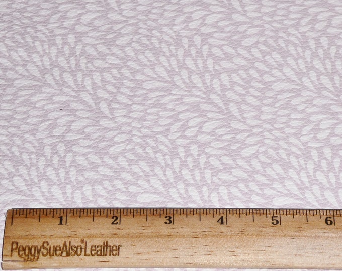 Leather 5"x11" TRANQUIL RAIN DROPS, Hint of Lilac cowhide 3-3.25oz /1.2-1.3 mm PeggySueAlso® E7230-04