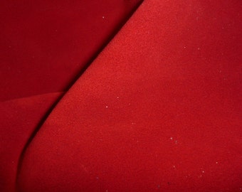 Suede 5"x11" RED Suede Garment Grade Cowhide Leather 3.5-3.75 oz / 1.4-1.5 mm PeggySueAlso® E2825-01