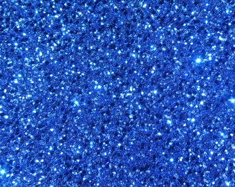 Chunky Glitter 8"x10" ROYAL Blue Metallic applied to Leather THICK 6 oz/2.4mm PeggySueAlso® E4355-09