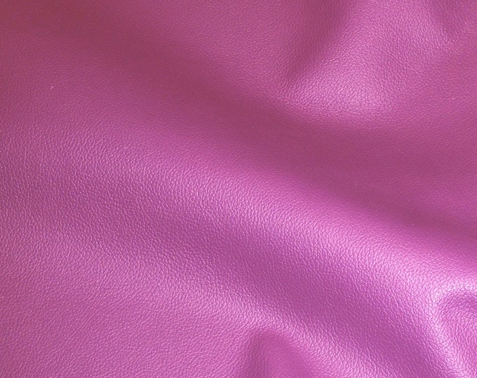 Divine 8"x10" Dark MAGENTA Purple soft top grain Cowhide Leather 2-2.5oz / .8-1mm  PeggySueAlso E2885-25 hides available