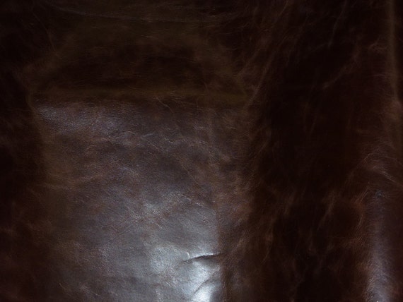 Chocolate Brown Leather- Upholstery Cowhide leather/ 2.5 oz - 3 oz (1. –  Artisan Cowhides