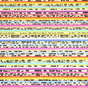 May include: A close-up of a stack of colorful nail files with a leopard print design. The files are arranged in a rainbow pattern, with each file having a different color.