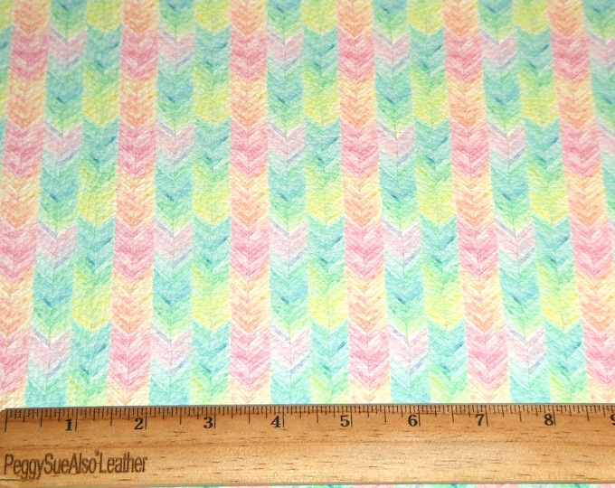 Leather 3-4-5-6 sqft PASTEL WATERCOLOR HERRINGBONE Cowhide 3.75-4oz/1.5-1.6mm PeggySueAlso® E2505-12 hides too Spring Chevron Easter