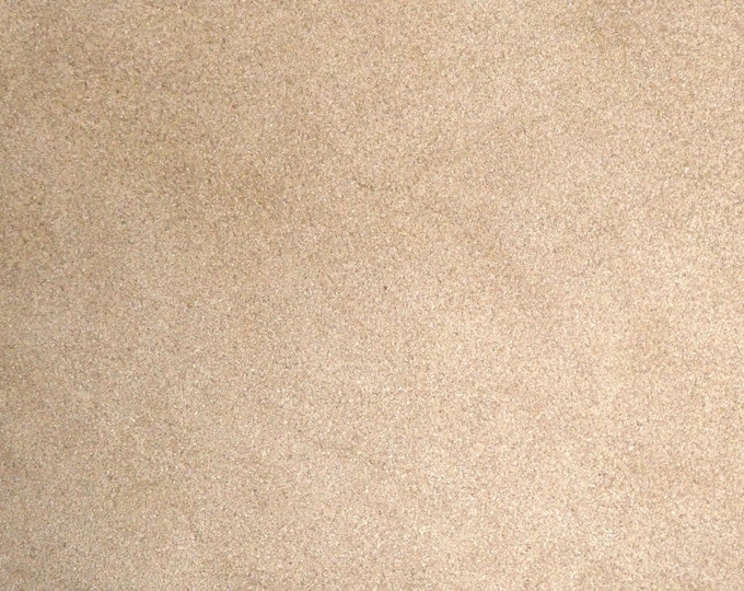 Suede 12"x12" LINEN Cream Suede Cowhide Leather 3.5-4 oz / 1.4-1.6 mm PeggySueAlso E2825-19  hides available