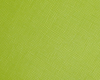 May include: Close-up of a textured, lime green surface. The surface has a subtle, cross-hatched pattern, creating a grid-like appearance. The color is a vibrant, bright green.