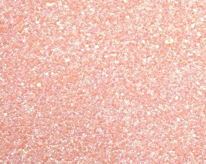 CHUNKY GLiTTER 12"x12" DUSTY Pink Glitter applied to Leather Thick 5-5.5oz/2-2.2mm PeggySueAlso® E4355-14