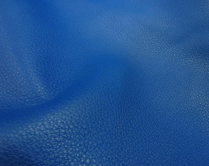 King 8"x10" ROYAL / Cobalt Blue Full Grain Cowhide Leather 3.5-3.75 oz / 1.4-1.5 mm PeggySueAlso® E2881-22