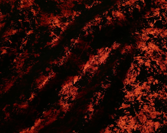 Northern Lights 12"x20", 10"x24" and more RED Metallic on BLACK SUEDE Cowhide Leather  3.5oz/1.4mm PeggySueAlso™ E6525-06 hides available