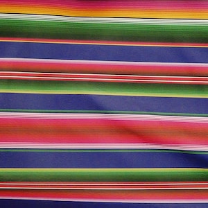 closeout Leather 5&quot;x11&quot; Mexican FIESTA SERAPE Stripe cowhide 2-2.5 oz / 0.8-1 mm #615 PeggySueAlso E8400-01