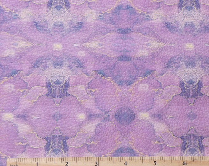 Leather 5"x11" Marbled ONYX in LILAC 3.75 oz /1.5 mm PeggySueAlso E4605-05 hides available