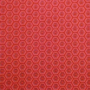 Honeycomb 3-4-5 or 6 sq ft SCARLET RED Italian Cowhide Leather 3 oz / 1.2 mm PeggySueAlso® E3173-05 hides available image 1