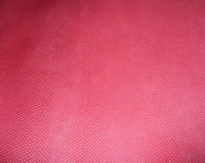 Amazon Cobra various sizes  HOT PINK Pearlized Snake Embossed Cowhide Leather  2.5 oz / 1 mm  #186 PeggySueAlso® E2972-01