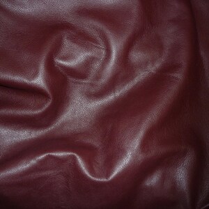 Leder 20 "x 20" König DARK MAROON / Burgundy Vollnarbenrindsleder 1,2 mm PeggySueAlso ™ E2881-19 Vollständige Felle verfügbar