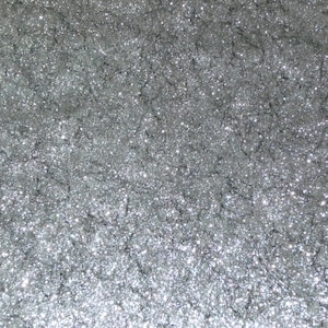 Vintage Crackle 8"x10"  SILVER Metallic on BLACK Cowhide Leather 3-3.5 oz / 1.2-1.4 mm PeggySueAlso® E2844-05
