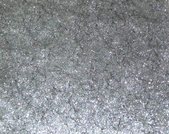 Cuero de vaca negro con efecto craquelado vintage, 8" x 10", color plata metalizado, 3-3.5 oz / 1.2-1.4 mm, PeggySueAlso® E2844-05