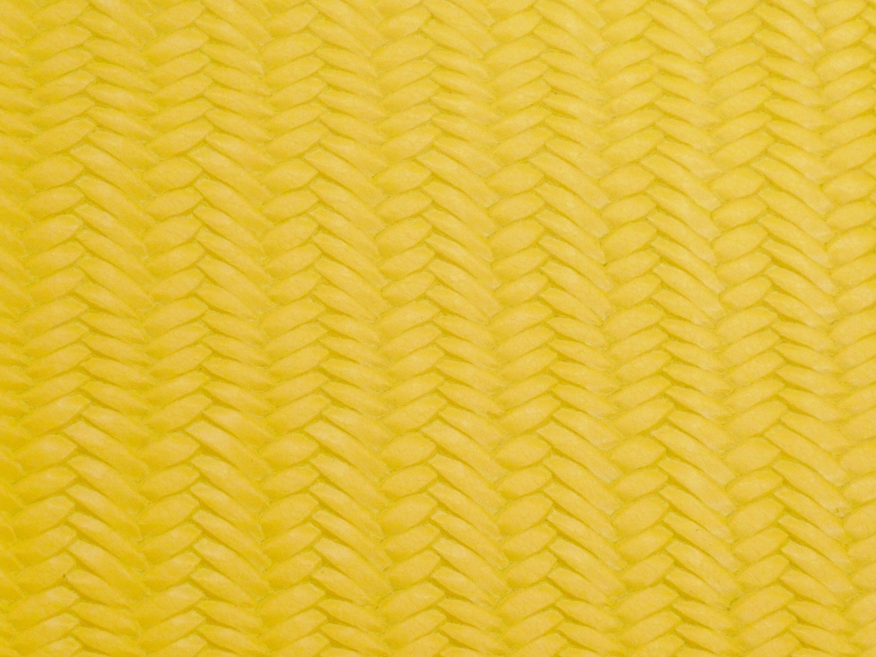 Braided Fishtail 5x11 VIVID YELLOW Cowhide Leather 2.53 oz / 11.2 mm