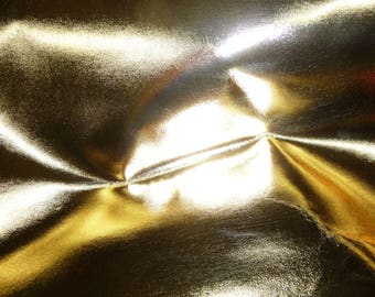 Smooth Metallic 12"x12" GOLD Foil Cowhide Leather, New supplier 2.5-3 oz / 1-1.2 mm PeggySueAlso®  E2845-15  hides available