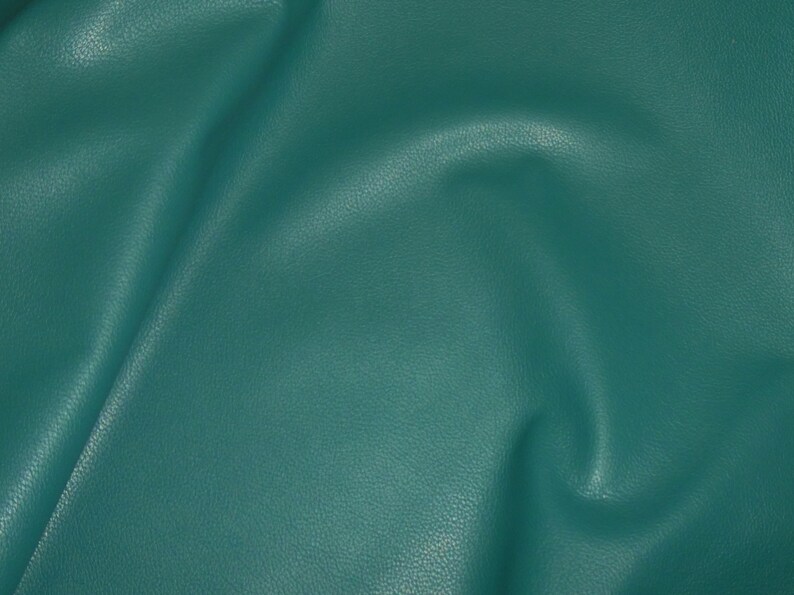 Divine 12x12 TEAL GREEN Top Grain Cowhide Leather 2.5oz/ 1mm PeggySueAlso E2885-55 Hides Available image 1